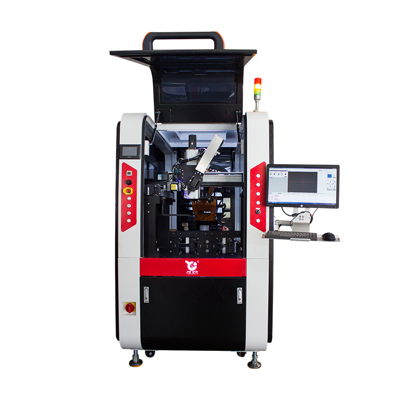 在線式機械手高速噴射點膠機正面